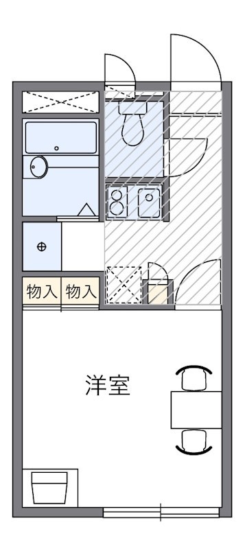 エレガンスオキノミヤ 101号室 間取り
