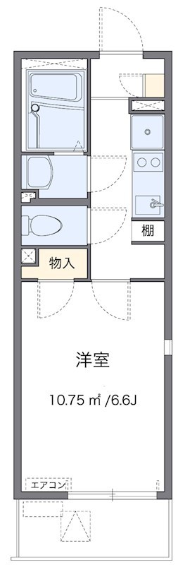 チァフル　上野毛 301号室 間取り