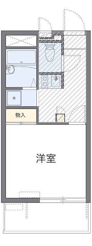 ＡＳ６３ 201号室 間取り