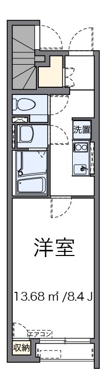 楓 102号室 間取り