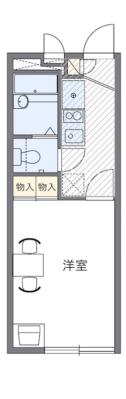 ライフロング 203号室 間取り