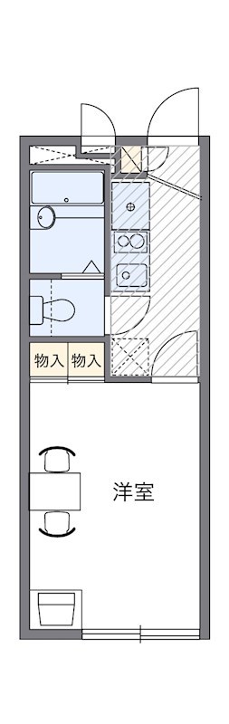 アミティエⅡ 104号室 間取り