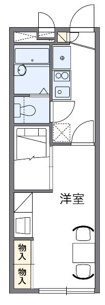 コレマサ 102号室 間取り