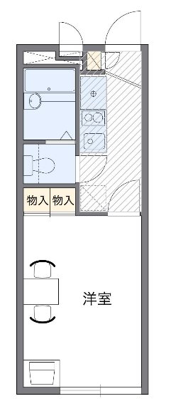 サンロイヤルY 107号室 間取り