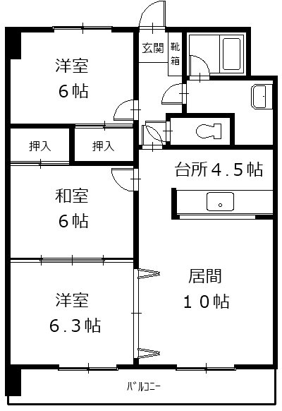 まるせん第二ハイム 間取り