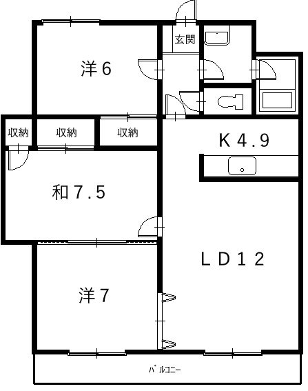 まるせん第二ハイム 間取り