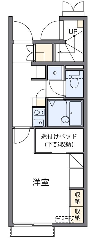 リッチＭ 107号室 間取り
