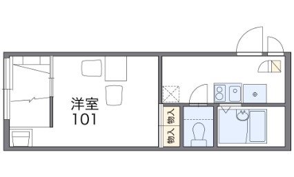 ポラリス 101号室 間取り