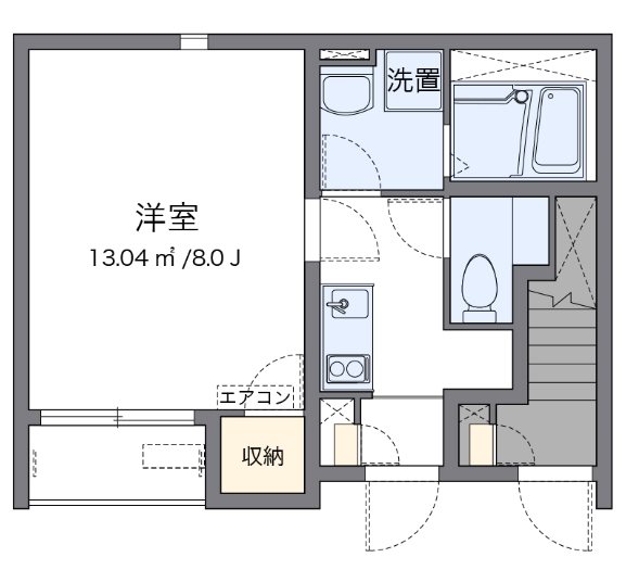 フリーダム浦和 103号室 間取り