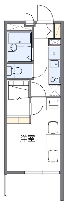 山﨑88 105号室 間取り