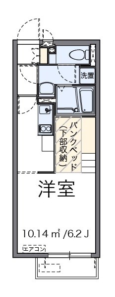 サンモール向原  207号室 間取り