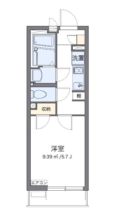 プランドール武蔵境 202号室 間取り