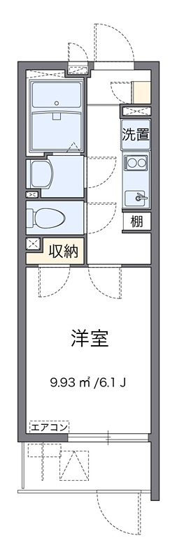 リヴェール西寺尾 104号室 間取り