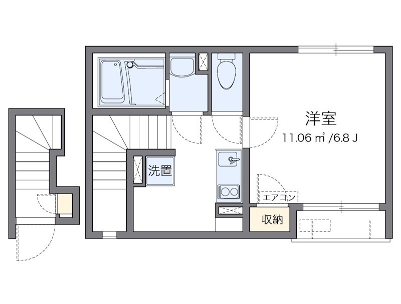 SAKAYA  202号室 間取り