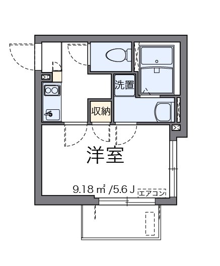 シンコーポ南烏山 間取り図