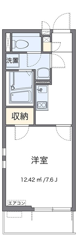 グラシアス　ワン  201号室 間取り