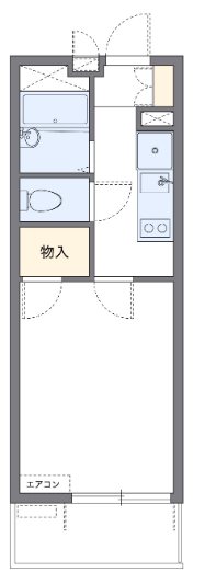 ファルケ 303号室 間取り