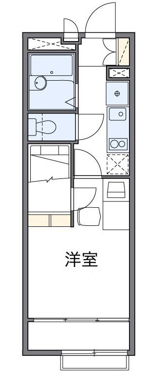 ルミエール西台　ペット可 107号室 間取り
