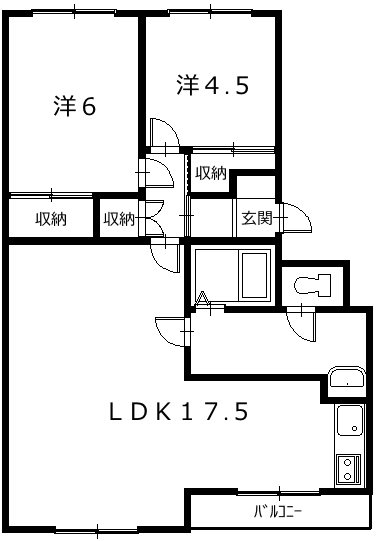 ラポレール楓 間取り