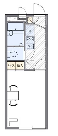 メルベージュ 103号室 間取り