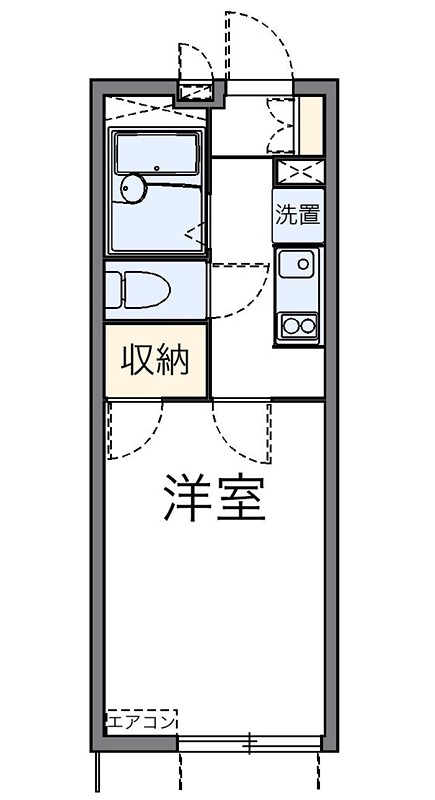 プリマベーラ大成 104号室 間取り