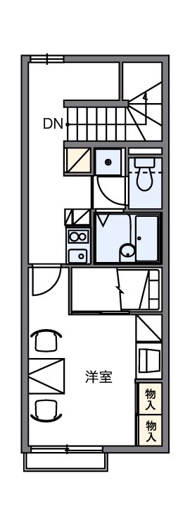 メイプルコートⅡ号館 間取り図