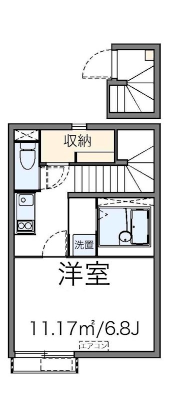 ＲＩＶＥ　ＭⅢ 202号室 間取り