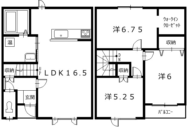 イリスⅢKe 間取り