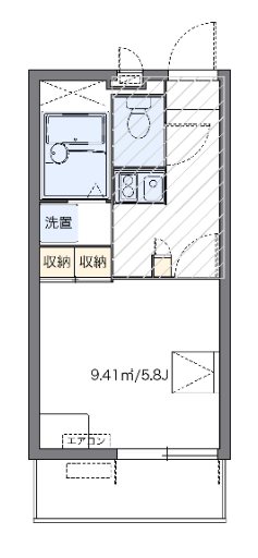 小池 303号室 間取り