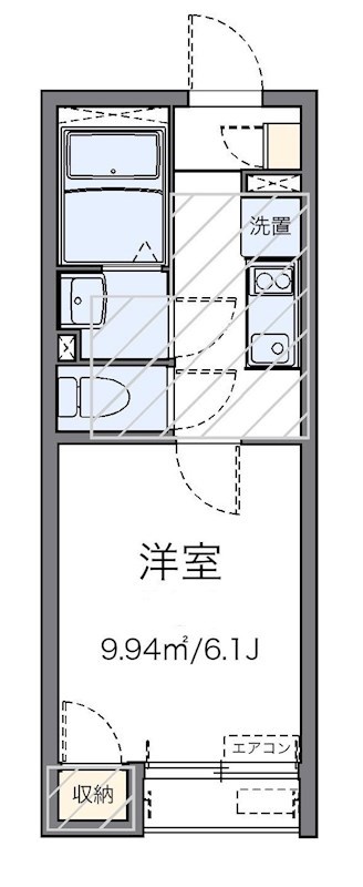 グランツ　ハイツ  106号室 間取り