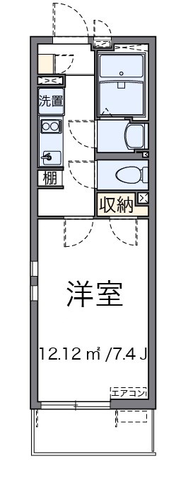 クーラ　ルガル 間取り