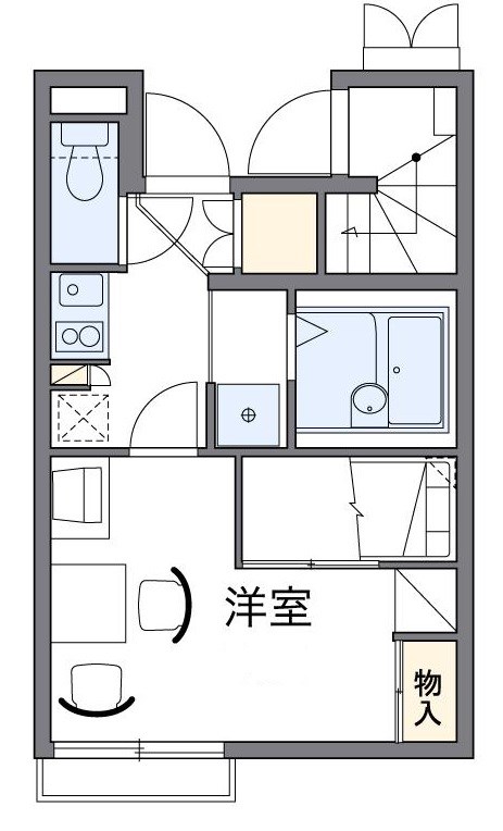 きょうでん 105号室 間取り