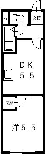 TINY SQUAREⅡ 間取り