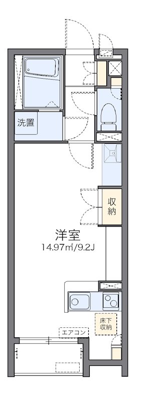 サンタ 201号室 間取り