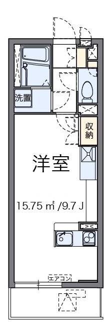 アンジュ  301号室 間取り