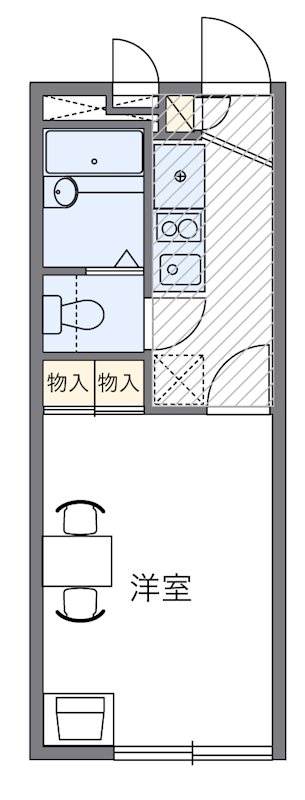 メルベーユ 205号室 間取り