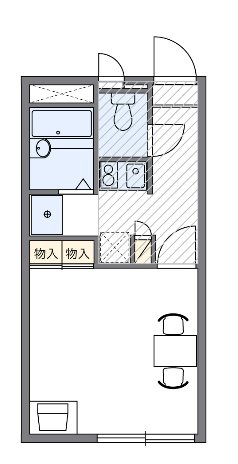 ノースブライト 103号室 間取り