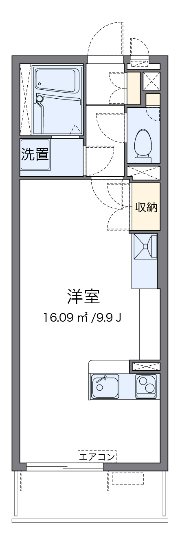 モリシゲ 206号室 間取り