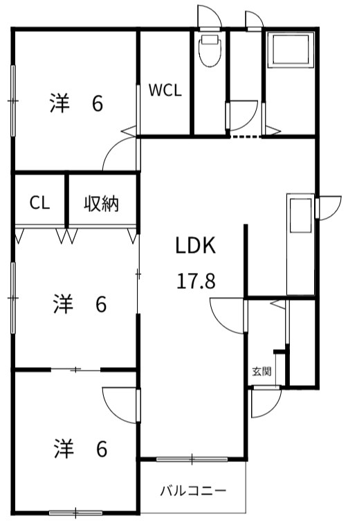コンフィデンスⅠ 間取り