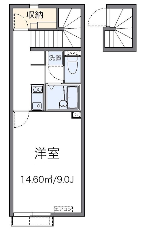 リッツ　ベル 206号室 間取り