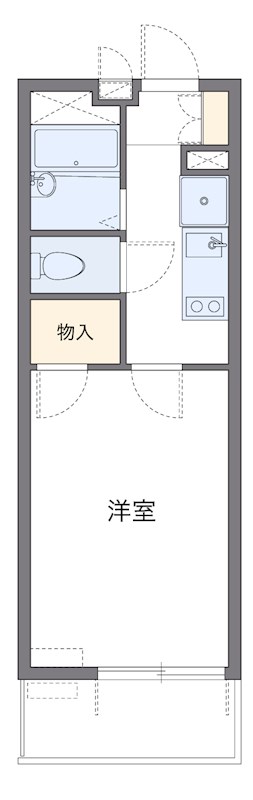 アビタンティ 104号室 間取り