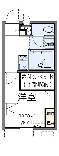 英 103号室 間取り