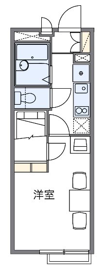 ウッドタウン 204号室 間取り