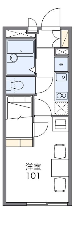 ピーチハイツ 104号室 間取り