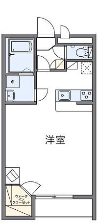 ノワール　Ⅱ 105号室 間取り