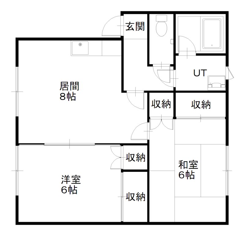 コーポ公園下町 間取り