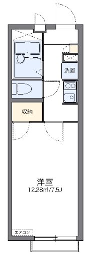 弘法 103号室 間取り