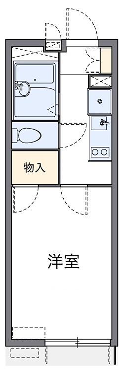 カリン 303号室 間取り