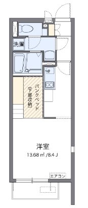 101号室 間取り