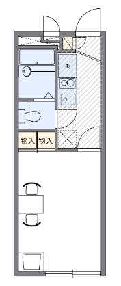 けやき 212号室 間取り